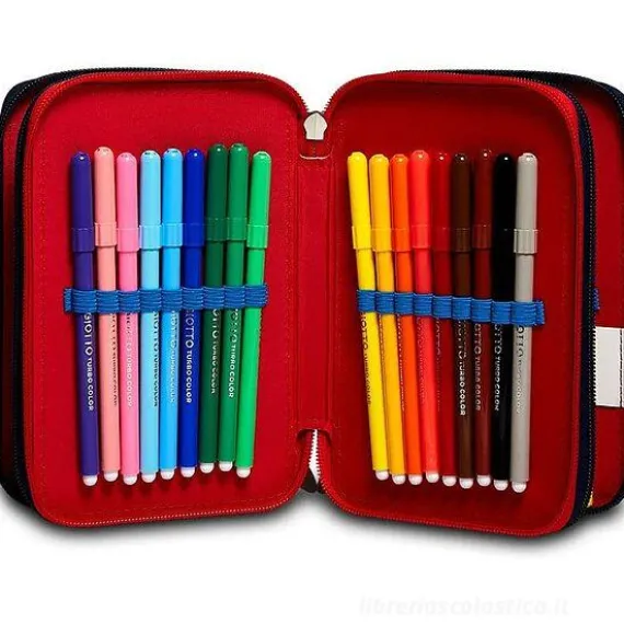 Astuccio completo triplo scomparto Spider-Man