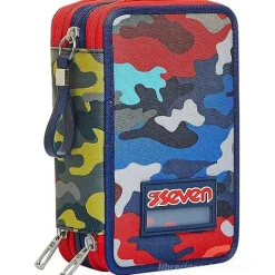 Astuccio completo triplo scomparto Camo Stains