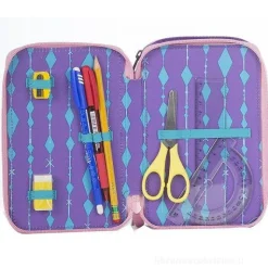 Astuccio con triplo scomparto e accessori Disney Frozen