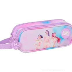 Astuccio Doppio Demon Hunters Rosa Kpop
