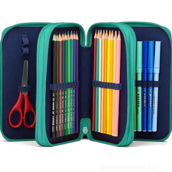 Astuccio Ergobag BearRex 3 scomparti completo