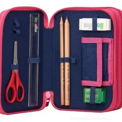Astuccio Ergobag 3 scomparti FlowBear World completo