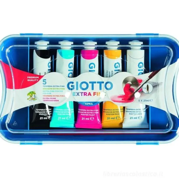 Astuccio Giotto colori a tempera 5 pezzi (F32710000)