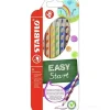 Astuccio 6 matite colorate ergonomiche per destrorsi Easy Start