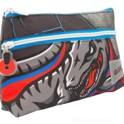 Astuccio maxi bustina 2 scomparti GoPop Raptor