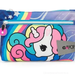 Astuccio maxi bustina 2 zip GoPop Unicorn