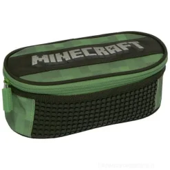 Astuccio Minecraft verde e nero