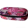 Astuccio ovale organizzato Comix All Over. Fiori rosa