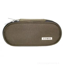 Astuccio ovale organizzato monocolore Comix. Verde