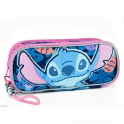 Astuccio ovale Stich 3 scomparti variante Blu