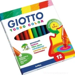 Astuccio 12 pennarelli Giotto Turbo Color punta fine (F416000)