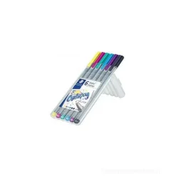 Astuccio 6 pennarelli Triplus Finliner