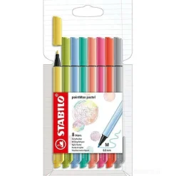 Astuccio 8 penne colorate Stabilo Pointmax Pastel