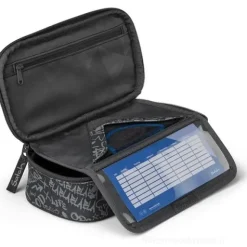 Astuccio Satch rigido extra large con divisorio portapenne e finestra per l'orario Midnight Jungie
