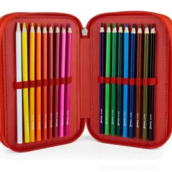 Astuccio Spiderman organizzato 3zip Cerdà Scuole elementari e medie con Patch PU e Tirazip Ragno