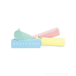 Astuccio tombolino in silicone soft touch Monocromo Pastel (colori assortiti)
