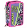 Astuccio triplo scomparto Butterfly Jet Black