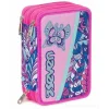 Astuccio triplo scomparto Butterfly Potent Violet