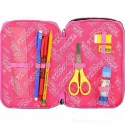 Astuccio triplo scomparto Watercolor Jet Black