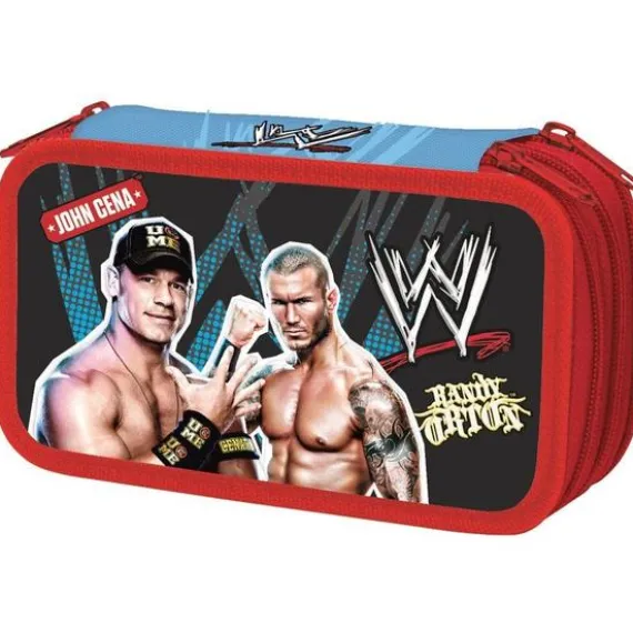 Astuccio triplo scomparto Wrestling completo con 43 pezzi