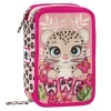 Astuccio 3 Zip WWF Leopardo