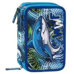 Astuccio 3 Zip WWF Squalo