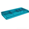 Basetta organizer porta oggetti da scrivania My Desk turchese