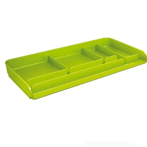 Basetta organizer porta oggetti da scrivania My Desk verde