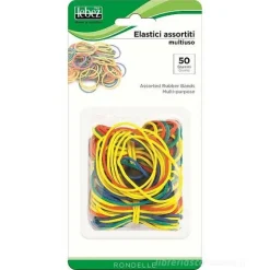 Blister elastici 50 grammi forme e colori assortiti