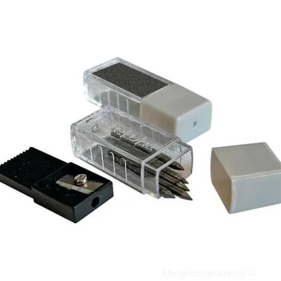 Blister 10 mine HB per compasso con temperino