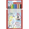 Blister 12 pennarelli Pen 68 Brush