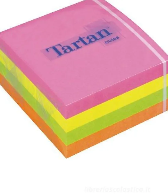 Blocchetto da 400 notes adesivi mm 76x76 multicolore