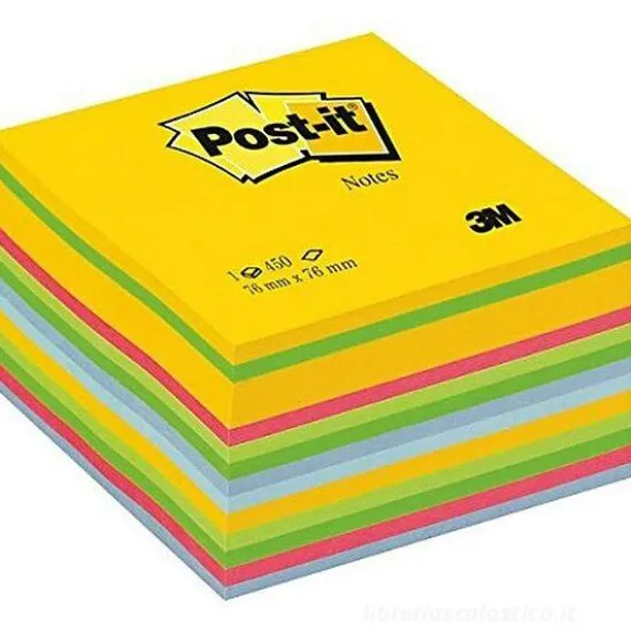 Blocchetto da 450 notes adesivi Post-It mm 76x76 arancione