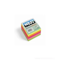 Blocchetto 400 fogli adesivi colorati 7,5x7,5 cm