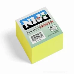 Blocchetto 400 fogli adesivi 7,5x7,5 cm