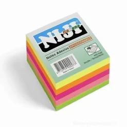 Blocchetto 400 fogli adesivi 7,5x7,5 cm