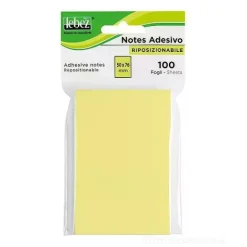 Blocchetto 100 notes adesivi riposizionabili mm 50x76 Memo Stick