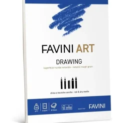 Blocco collato da disegno 30 fogli formato A4 Art Drawing 140 gr