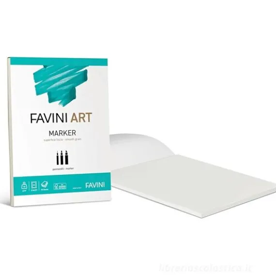 Blocco collato da disegno 50 fogli formato A4 Art Marker 70 gr