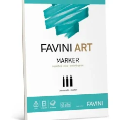 Blocco collato da disegno 50 fogli formato A4 Art Marker 70 gr