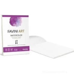 Blocco collato da disegno per acquerello 10 fogli formato A4 Art Watercolor 300 gr