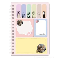 Blocco note 30 fogli + 180 segna pagina adesivi riposizionabili I love my pet (soggetti assortiti)