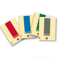 Blocco notes A4 rigatura 1r (colori assortiti)