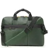 Borsa a 2 manici Slim Job in tessuto verde cm 43x33x10 (9216JBL24)