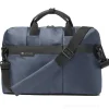 Borsa a 2 manici Slim Job in tessuto blu cm 43x33x10 (9216JBL32)