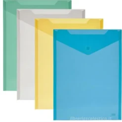 Buste con bottone formato A7 verticale colori assortiti