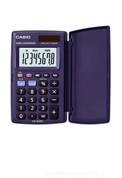 Calcolatrice tascabile con euroconvertitore HS-8VER