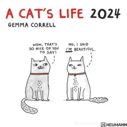 Calendario 2024 A Cat's Life cm 30x30