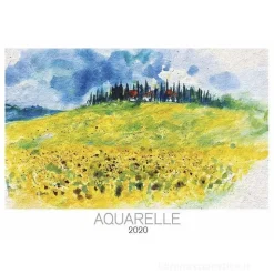 Calendario 2020 Aquarelle 49,5x34 cm