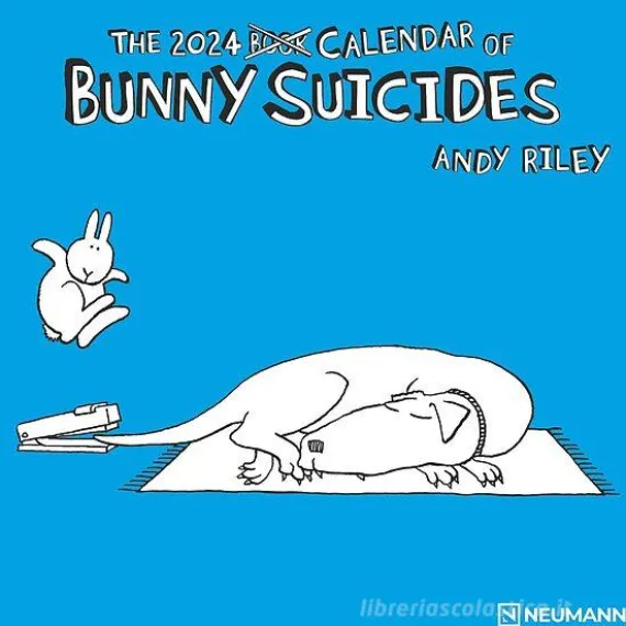 Calendario 2024 Bunny Suicides cm 30x30